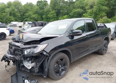 2024 Honda Ridgeline Black Edition из США, поврежденный, VIN 5FPYK3F83RB012452